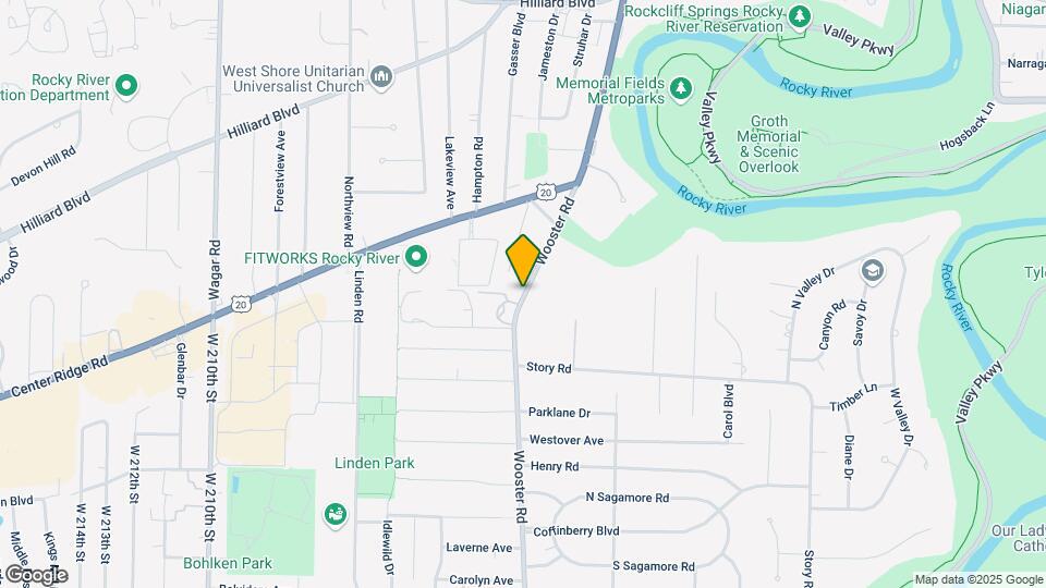 3400 Wooster Rd Map and Location Details
