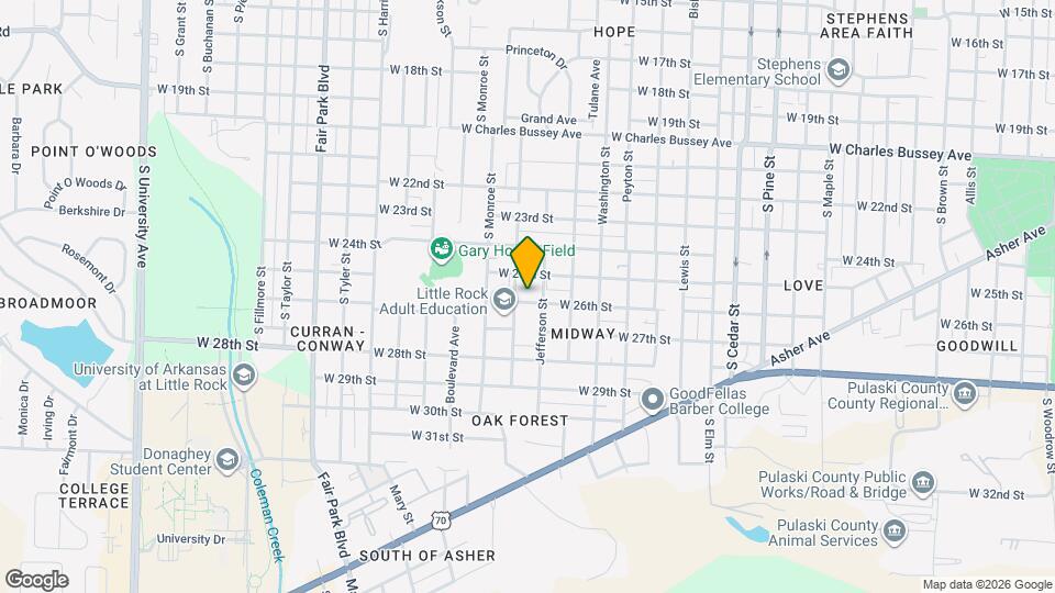 4718 W 26th St Map and Location Details