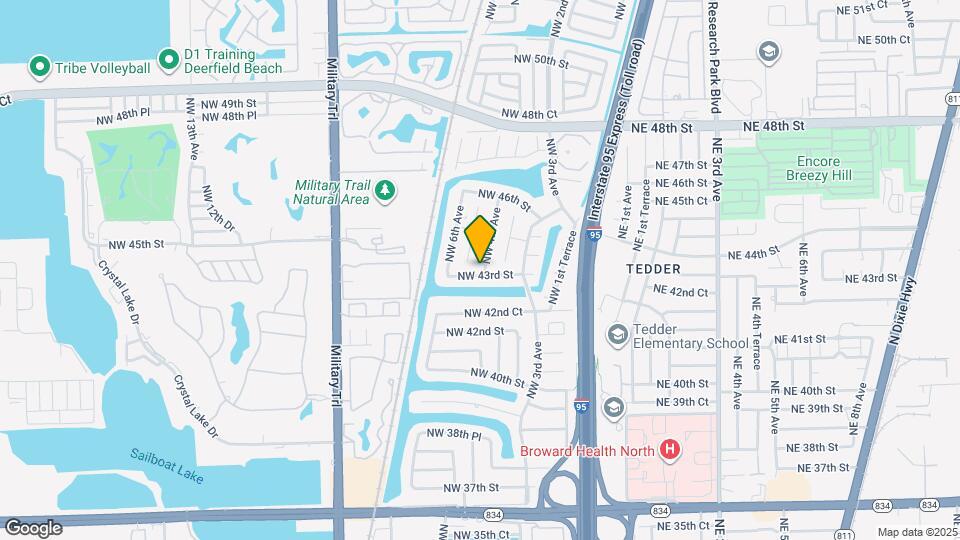 401 NW 43rd St Map and Location Details