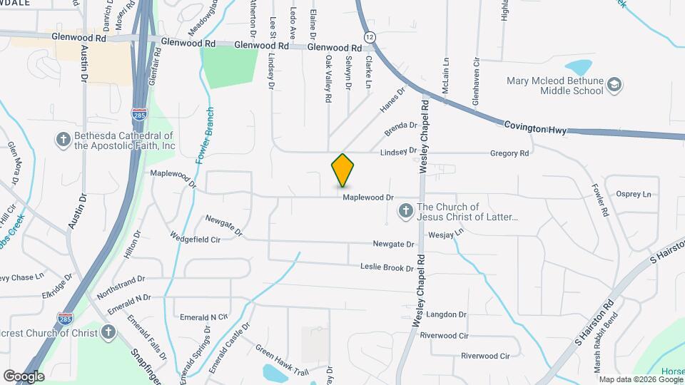 2054 Maplewood Way Mapa y Detalles de la Ubicación