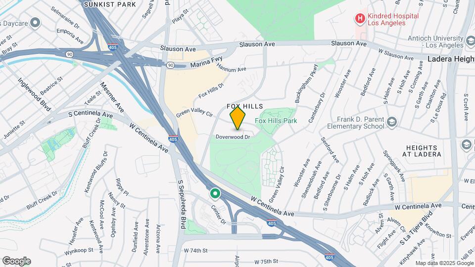 5845 Doverwood Dr Map and Location Details