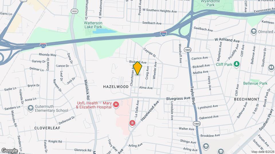 4130 La Salle Ave Map and Location Details
