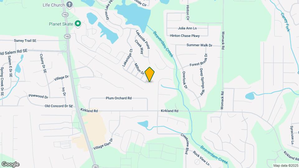 665 Lakeridge Ct Map and Location Details