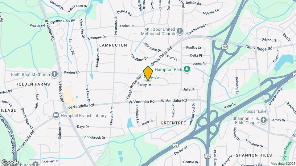 2510 Harley Dr Map and Location Details