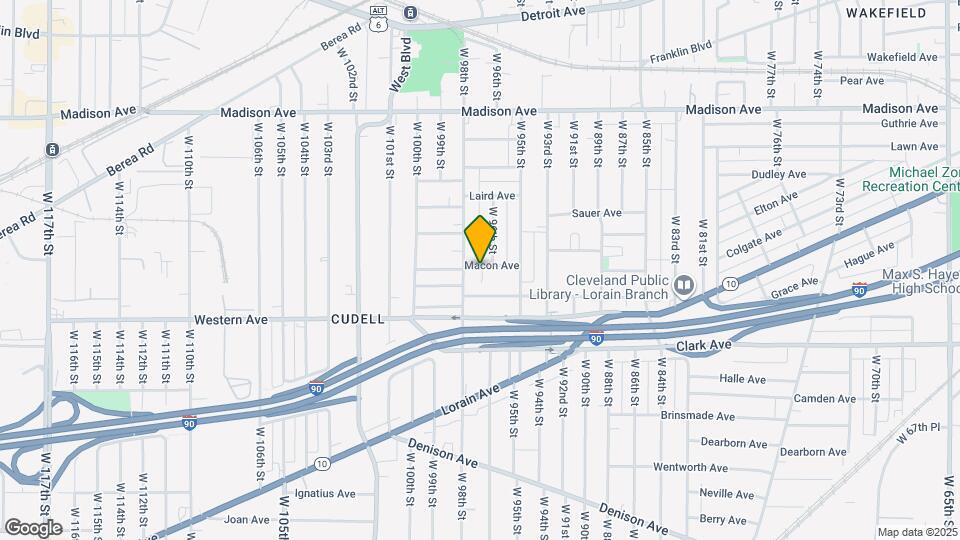 9701 Macon Ave Map and Location Details