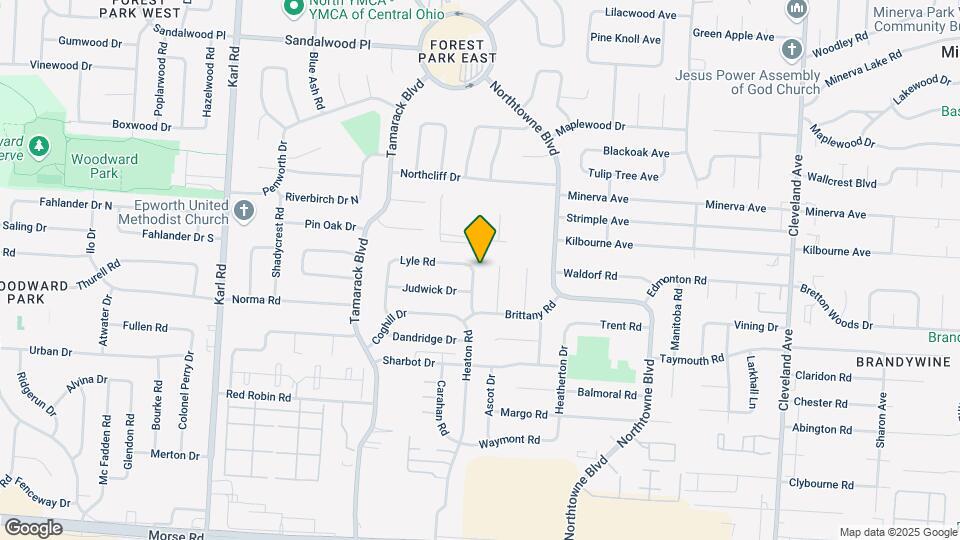4950 Dunlap Rd Map and Location Details