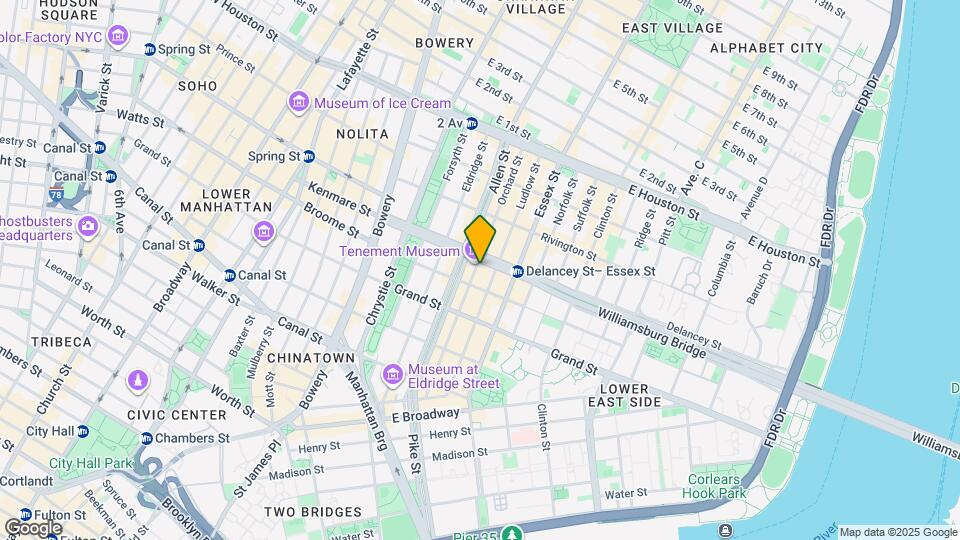 100 Orchard St Mapa y Detalles de la Ubicación