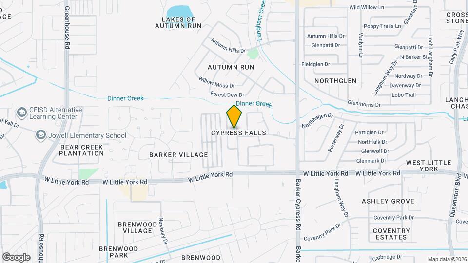 6411 Bright Falls Ln Map and Location Details