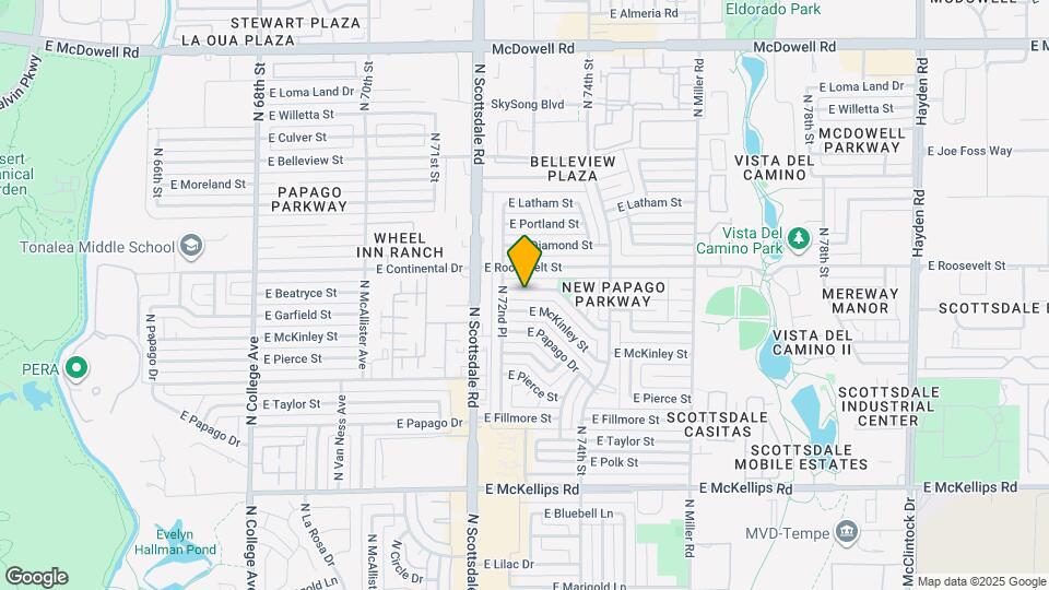 7245 E Garfield St Map and Location Details