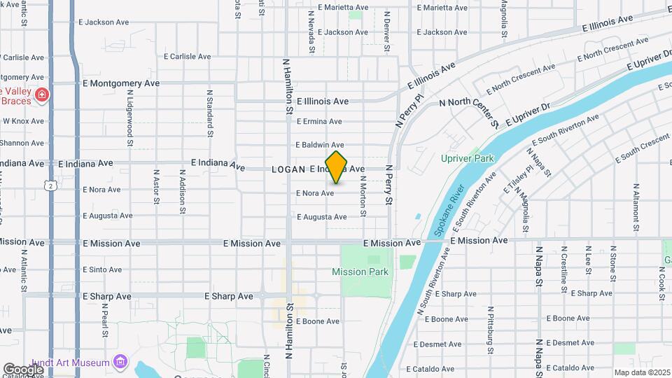 1011 E Nora Ave Mapa y Detalles de la Ubicación