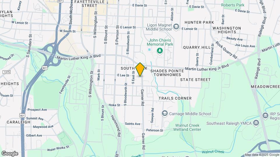 1106 Garner Rd Map and Location Details