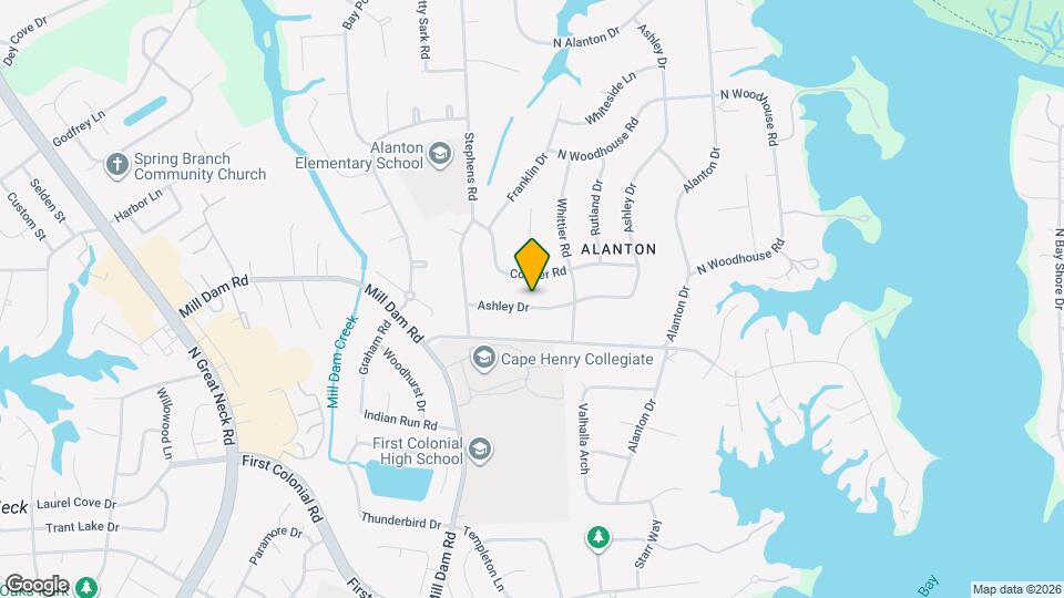 1812 Ashley Dr Map and Location Details