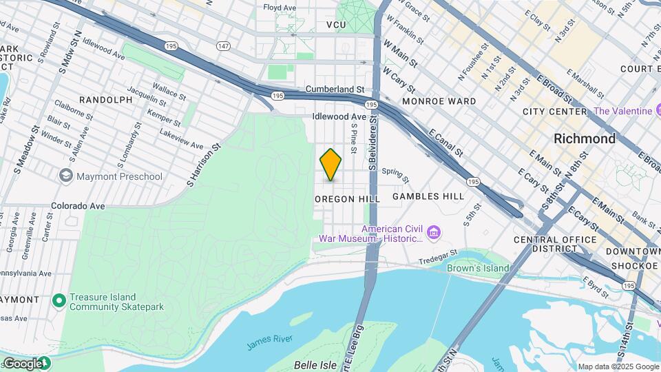 518 1/2 S Laurel St Map and Location Details