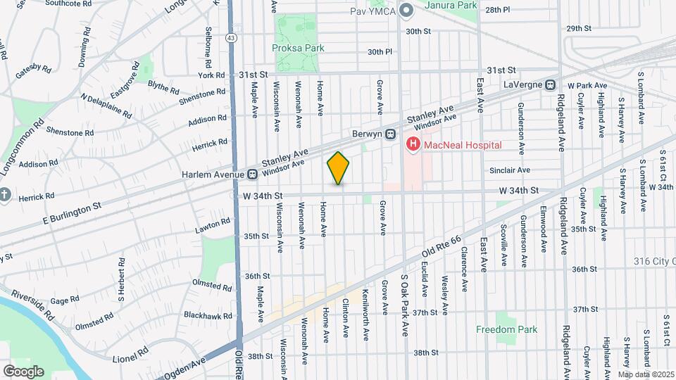 6923-6925 34th St Map and Location Details
