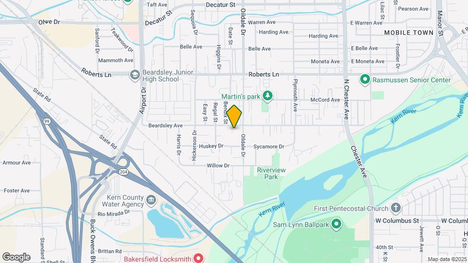 509 Beardsley Ave Mapa y Detalles de la Ubicación