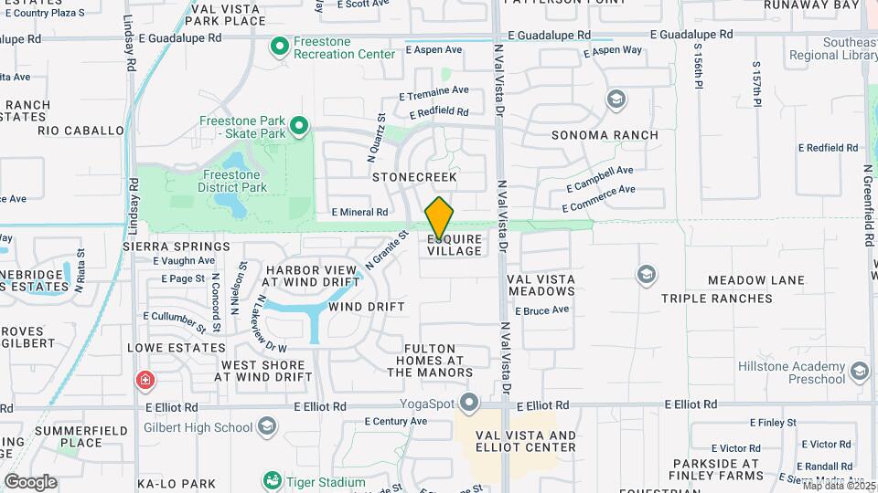 1431 E Hearne Way Map and Location Details