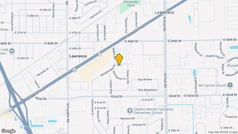 8521 Vesta Ct Map and Location Details