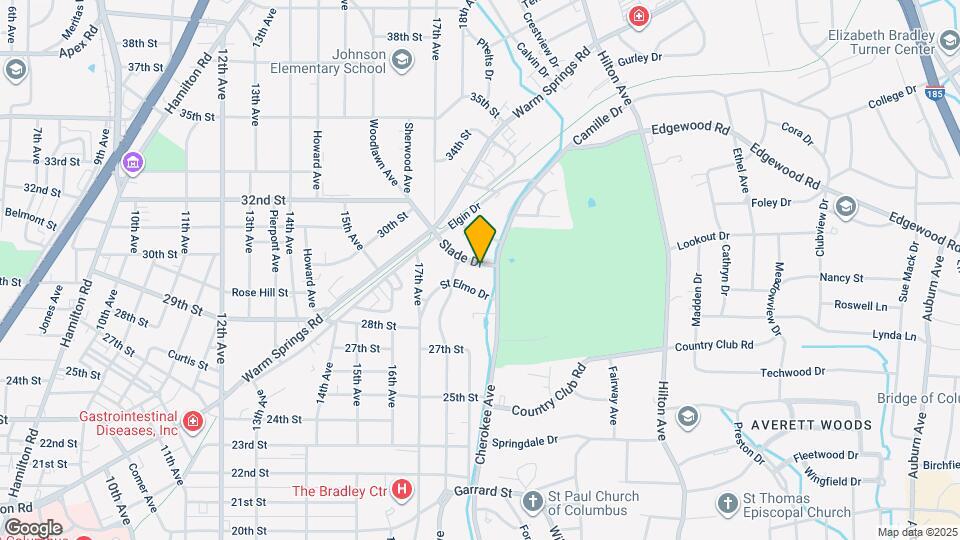 1818 Slade Dr Map and Location Details