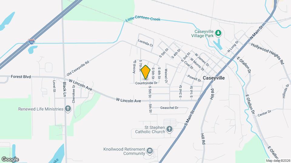 455 S 6th St Map and Location Details