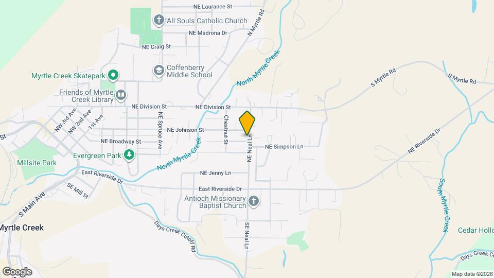 999 NE Broadway St Map and Location Details