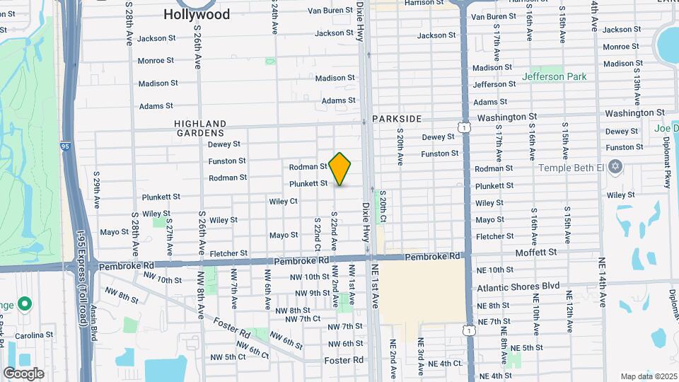 2130 Plunkett St Map and Location Details