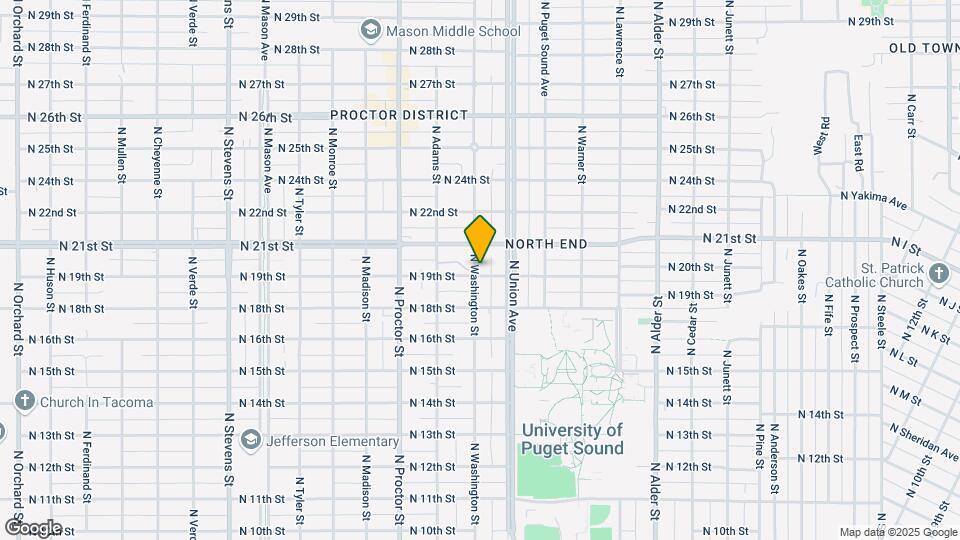 1901 N Washington St, Unit B Map and Location Details