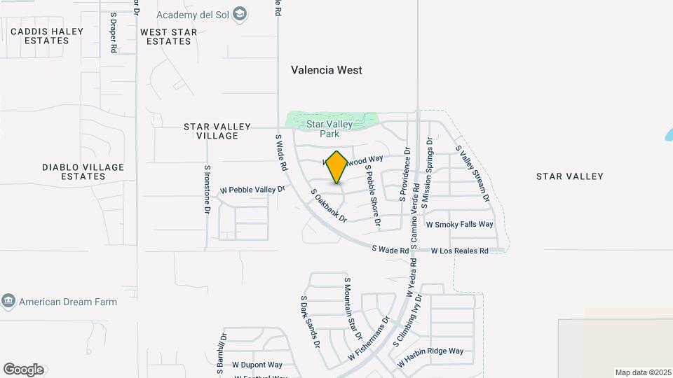 6842 W Dovewood Way Map and Location Details