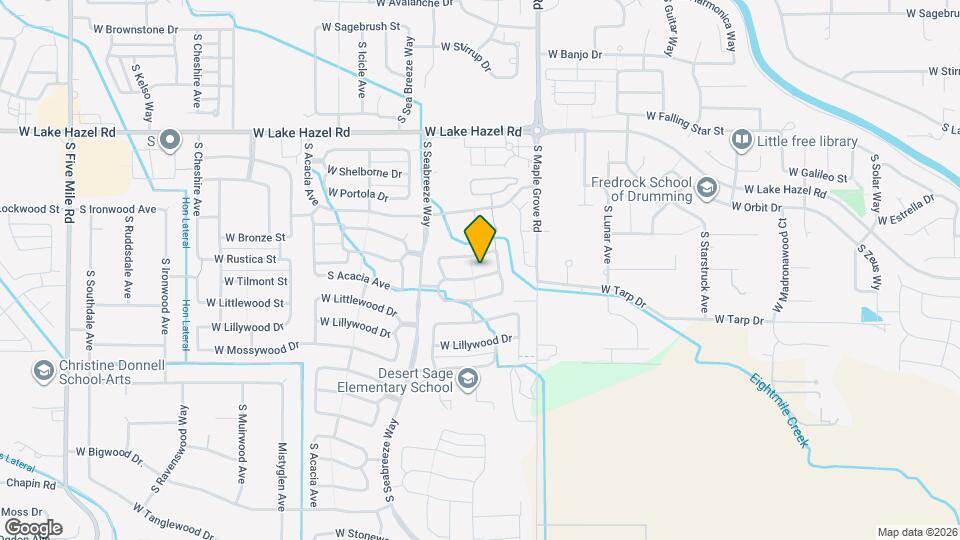 9162 W Alderberry Dr Map and Location Details