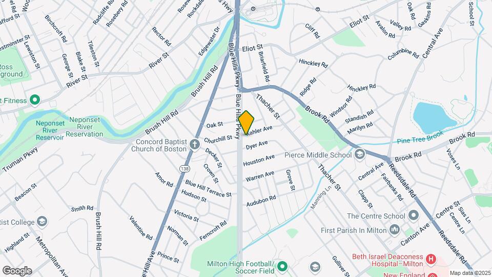 220 Blue Hills Pkwy Map and Location Details