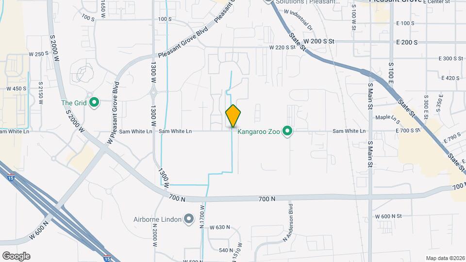 825 W 700 S Map and Location Details