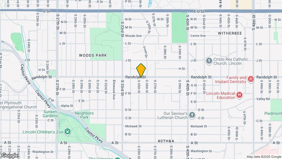 810 S 35th St Map and Location Details