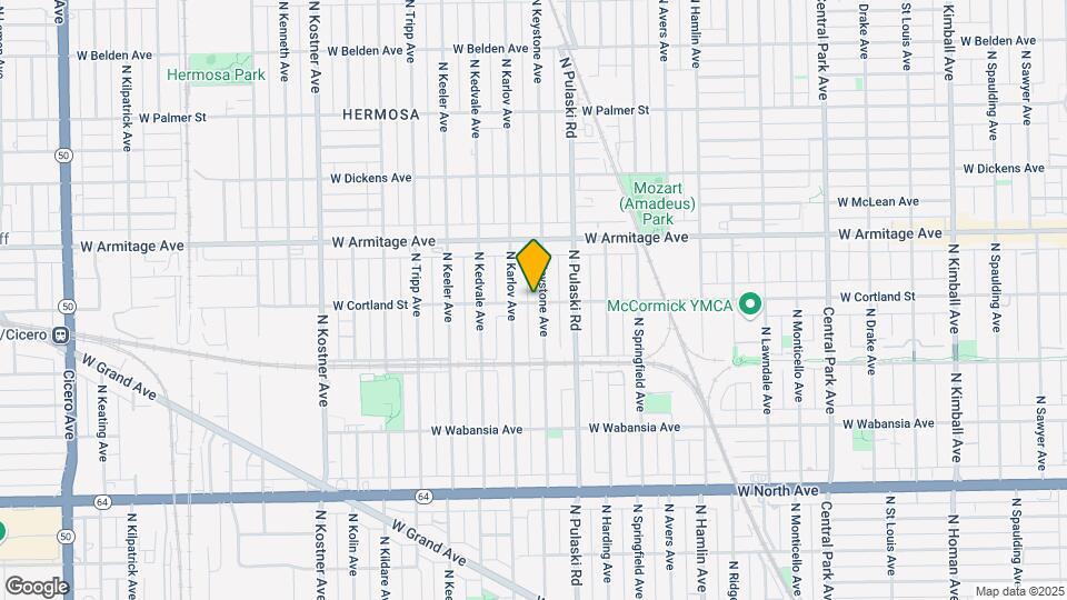 4049-4053 W Cortland St Map and Location Details