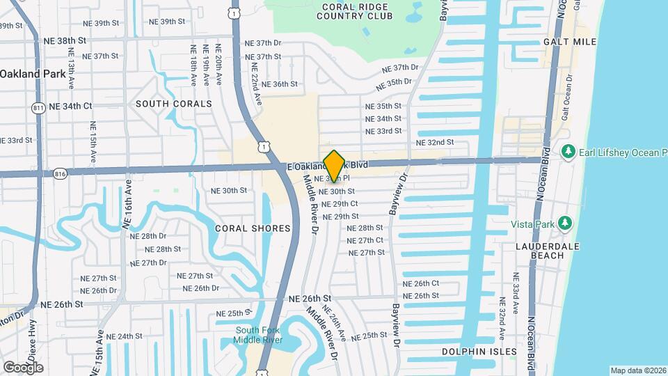2607 NE 30th St, Unit B Mapa y Detalles de la Ubicación