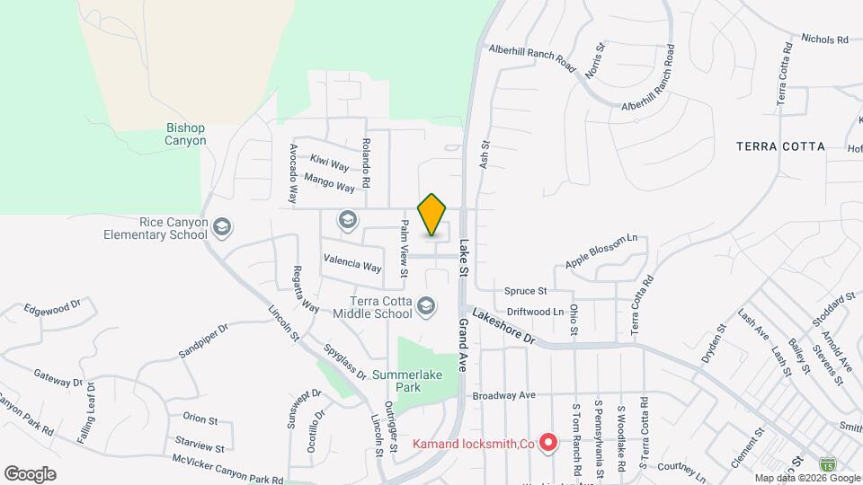 14830 Hidden Palm Ct Mapa y Detalles de la Ubicación