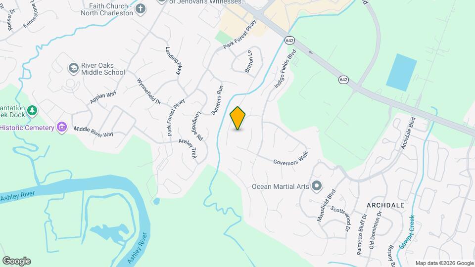 8340 Berringer Bluff Map and Location Details