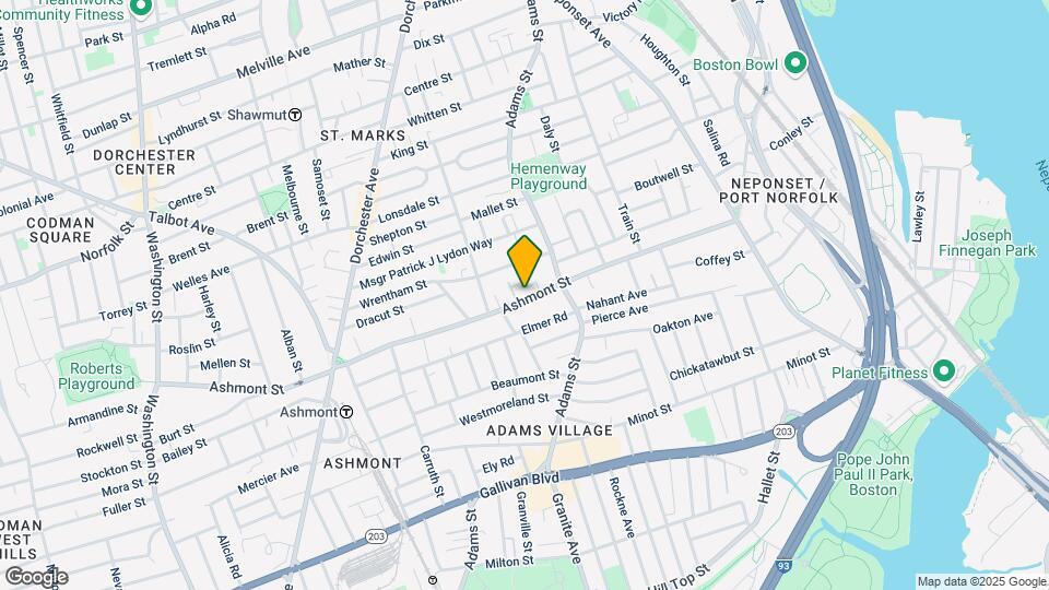 394 Ashmont St, Unit 2 Mapa y Detalles de la Ubicación