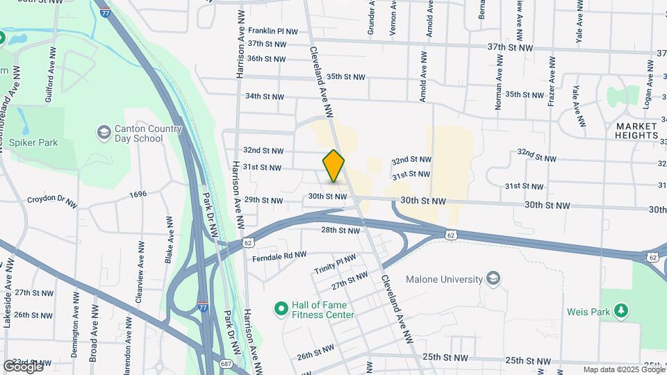 1610 Oakmont St NW Map and Location Details