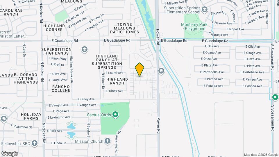 4678 E Redfield Rd Map and Location Details