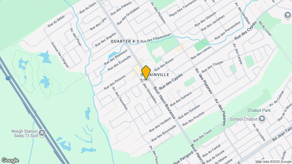 4104 Des Martinets Rue Map and Location Details