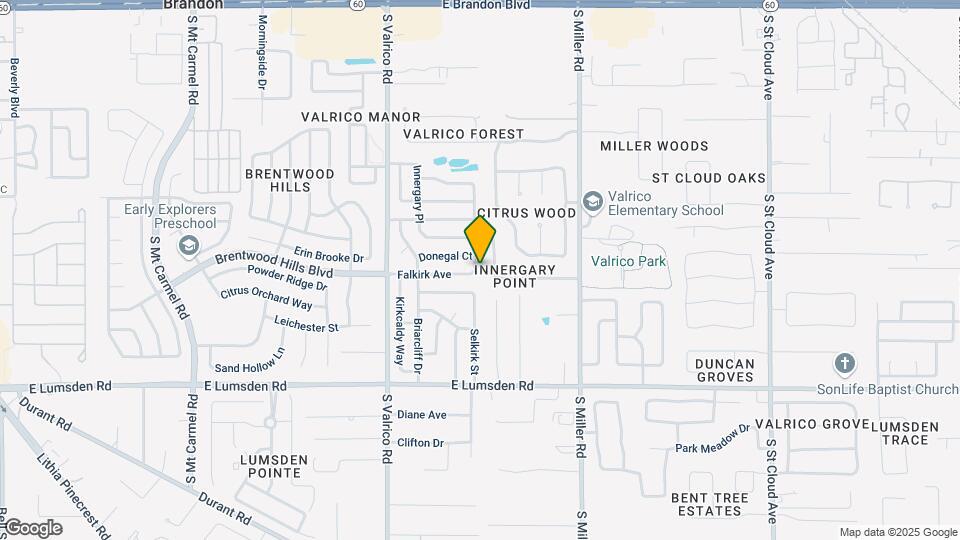 607 Falkirk Ave Map and Location Details