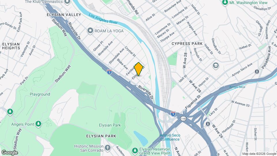 1111 Blake Ave, Unit 1111 Blake Av. Frogtown Mapa y Detalles de la Ubicación