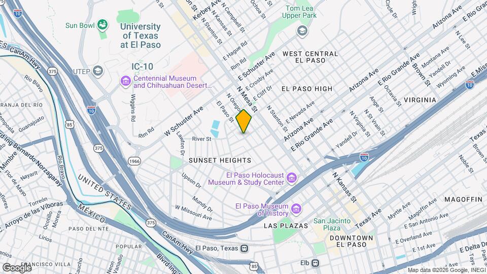 1307 N Ochoa St Map and Location Details