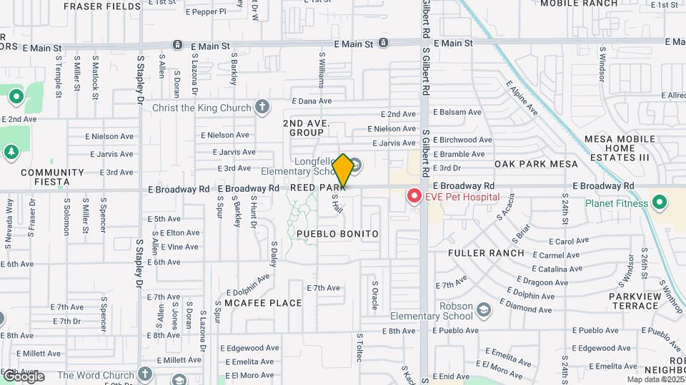 1745 E Broadway Rd Mapa y Detalles de la Ubicación