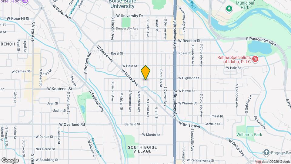 1509 S Euclid Ave Map and Location Details