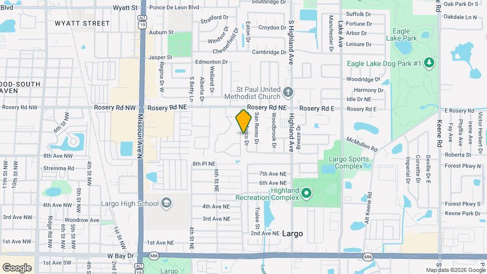 1129 San Marco Dr Map and Location Details