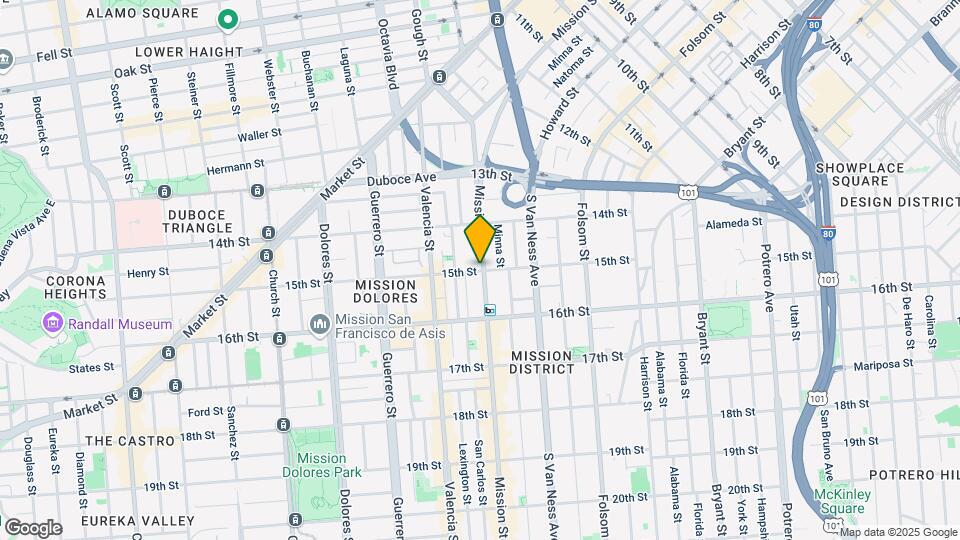 1600 15th St Map and Location Details