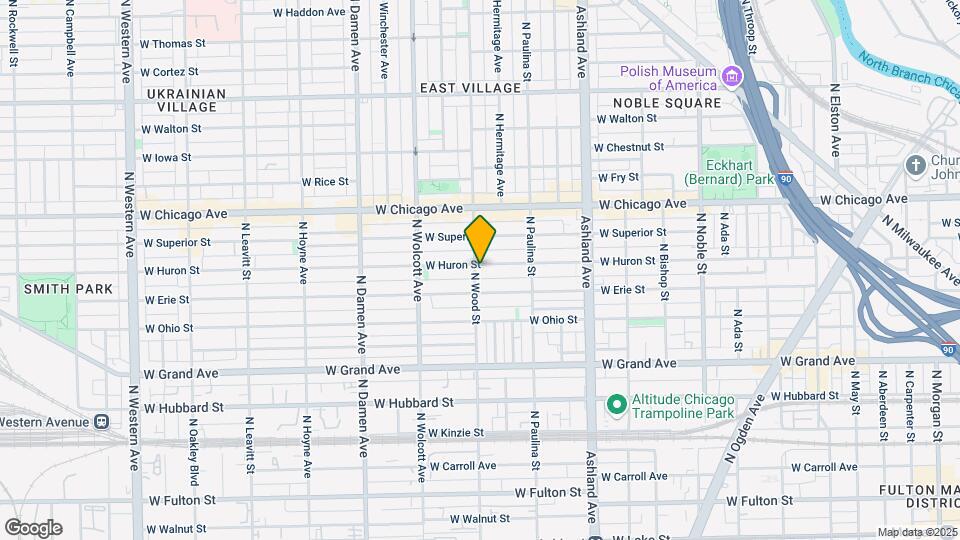 1759 W Huron St Map and Location Details