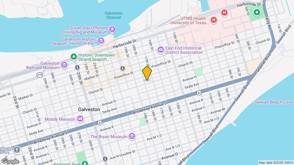 1724 Winnie St Map and Location Details