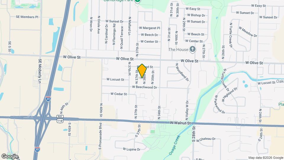 514 N 36th St Map and Location Details