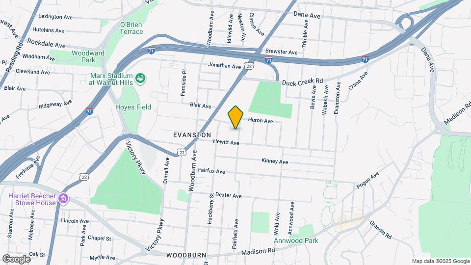 3319 Fairfield Ave Map and Location Details